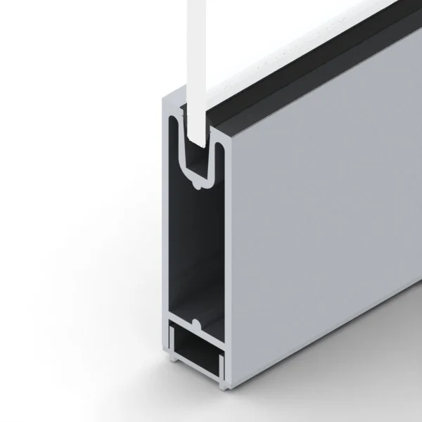 PL600SDSANO - PL-600 Dry Set SIDELITE Rail Clear Anodized