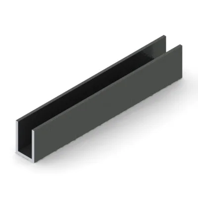 1x15UCDB - 1" X 1-1/2" Aluminum U-Channel