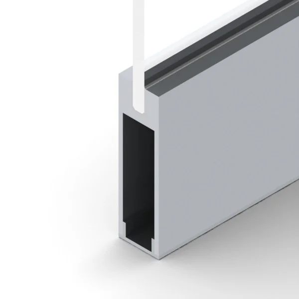 PL600CL - PL-600 Wet-Set Door Rails