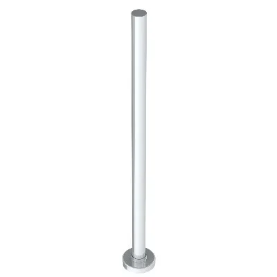 HRPOST - 42X2 Diameter Stainless Steel Post W/ Sill Flange