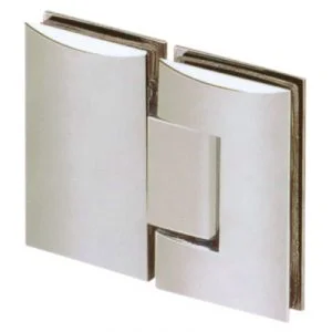 PL-C180BN - Contoured Series 180 Degree Glass to Glass Shower Door Hinge