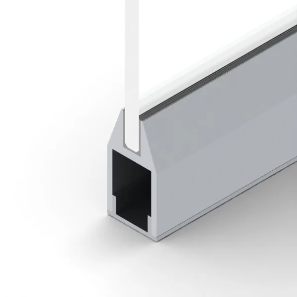 PL150CL - PL-150 Wet-Set Door Rails